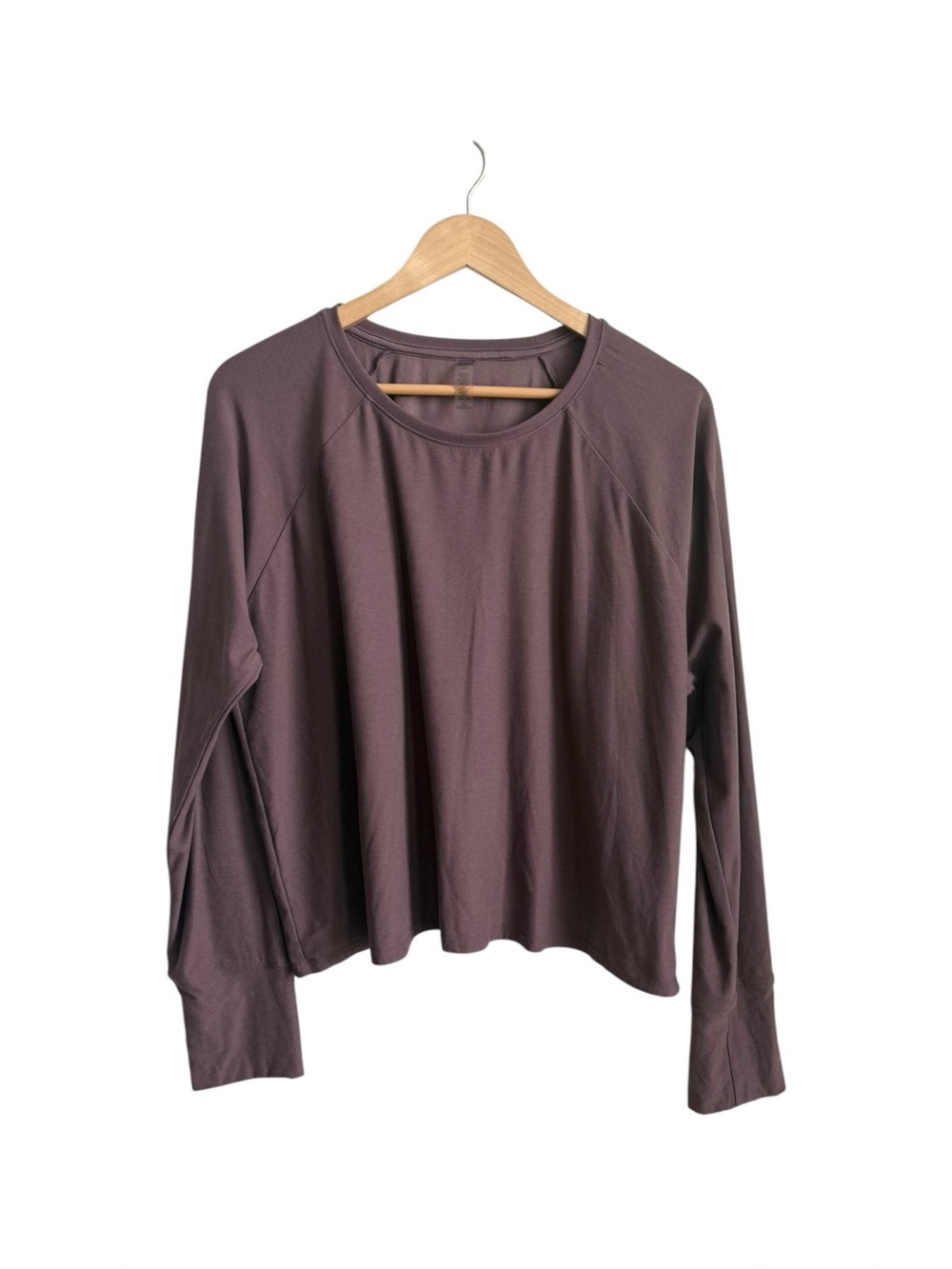 Beyond Yoga Featherweight Daydreamer Pullover Brown Long Sleeve Top L